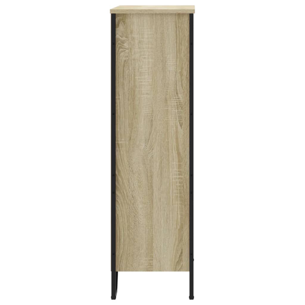 vidaXL Βιβλιοθήκη Sonoma Δρυς 80x31x106 εκ. από Επεξεργασμένο Ξύλο