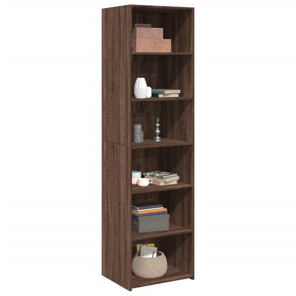vidaXL Ντουλάπι Καφέ Δρυς 50x41x185 εκ. από Επεξεργασμένο Ξύλο
