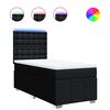 vidaXL &Kappa;&rho;&epsilon;&beta;ά&tau;&iota; Boxspring &mu;&epsilon; &Sigma;&tau;&rho;ώ&mu;&alpha; &Mu;&alpha;ύ&rho;&omicron; 80 x 200 &epsilon;&kappa;. &Upsilon;&phi;&alpha;&sigma;&mu;ά&tau;&iota;&nu;&omicron;