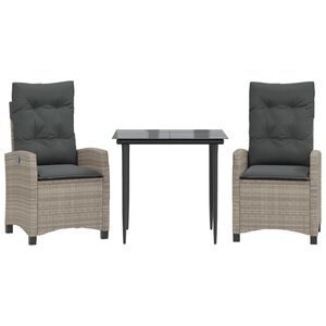 vidaXL &Sigma;&epsilon;&tau; &Tau;&rho;&alpha;&pi;&epsilon;&zeta;&alpha;&rho;ί&alpha;&sigmaf; &Kappa;ή&pi;&omicron;&upsilon; 3 &tau;&epsilon;&mu;. &Alpha;&nu;. &Gamma;&kappa;&rho;&iota; &Sigma;&upsilon;&nu;&theta;. &Rho;&alpha;&tau;ά&nu; &mu;&epsilon; &Mu;&alpha;&xi;&iota;&lambda;ά&rho;&iota;&alpha;