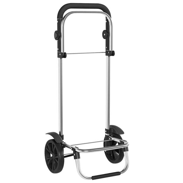 vidaXL Καρότσι Αγορών Γκρι 36.5 x 46.5 x 100.5 εκ Ύφασμα Oxford