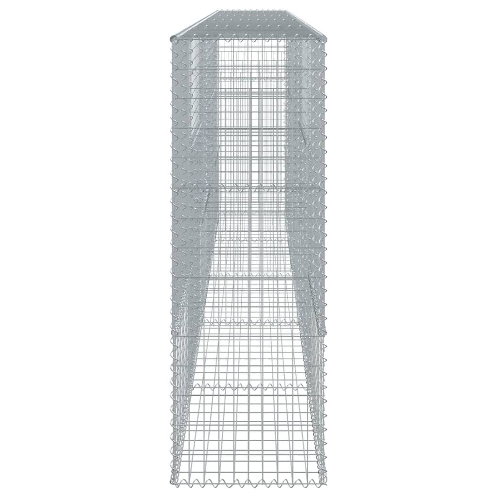 vidaXL Συρματοκιβώτιο με Κάλυμμα 500x50x150εκ. από Γαλβανισμένο Χάλυβα