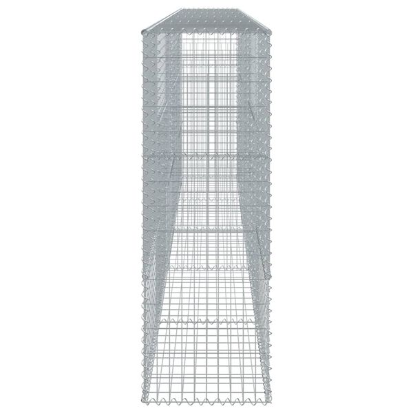 vidaXL Συρματοκιβώτιο με Κάλυμμα 500x50x150εκ. από Γαλβανισμένο Χάλυβα