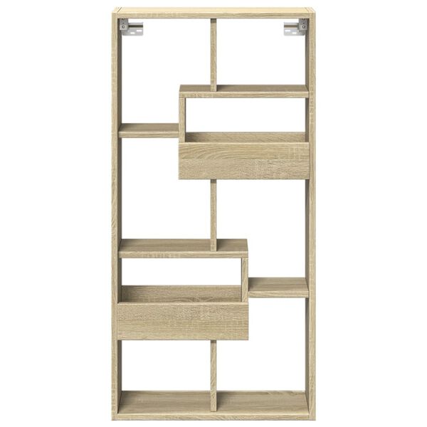 vidaXL Ντουλάπι Τοίχου Sonoma Δρυς 50x15x100 εκ. Επεξεργασμένο Ξύλο