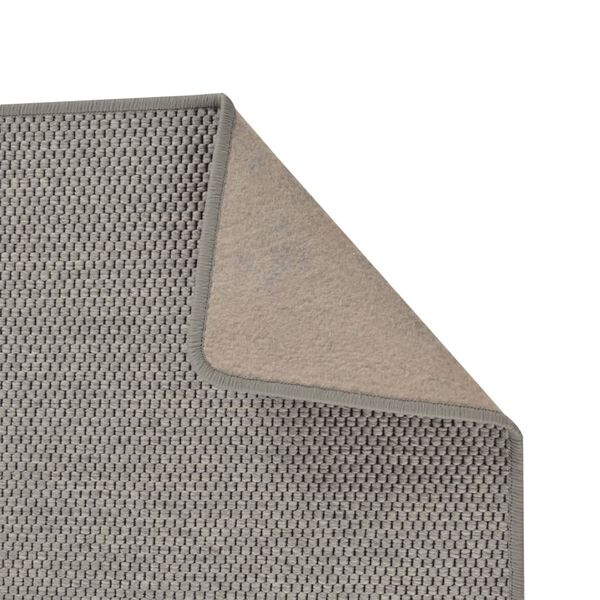 vidaXL Χαλί Διάδρομος Εμφάνιση Σιζάλ Ασημί 80 x 200 εκ.