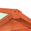 vidaXL Κλουβί Κουνελιών 140 x 63 x 120 εκ. από Μασίφ Ξύλο Ελάτης