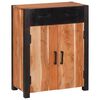 vidaXL Πλαϊνό γραφείο 3 pcs Καφέ 165 x 30 x 75 εκ Μασίφ ξύλο ακακίας