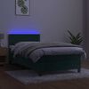 vidaXL &Kappa;&rho;&epsilon;&beta;ά&tau;&iota; Boxspring &mu;&epsilon; &Sigma;&tau;&rho;ώ&mu;&alpha; & LED &Sigma;&kappa;. &Pi;&rho;ά&sigma;&iota;&nu;&omicron; 90x200 &epsilon;&kappa; &Beta;&epsilon;&lambda;&omicron;ύ&delta;&omicron;