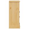 vidaXL Ντουλάπι Μπάνιου Corona 70x33x80 εκ. από Μασίφ Ξύλο Πεύκου