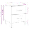 vidaXL Κομοδίνο Sonoma Δρυς 40 x 35 x 47,5 εκ. από Επεξεργασμένο Ξύλο