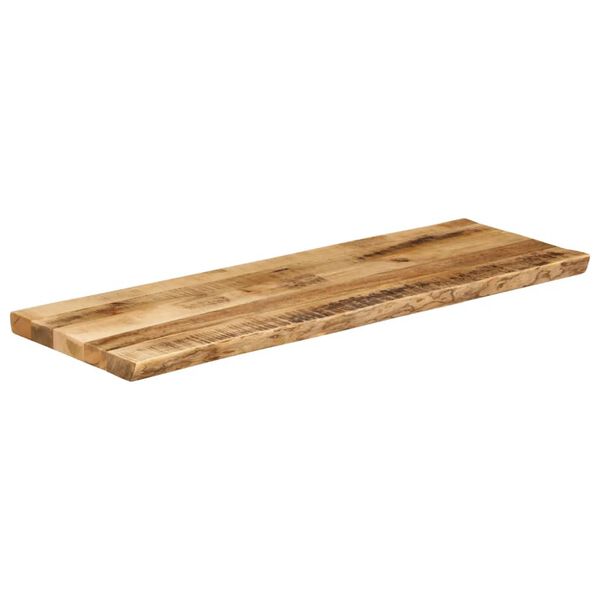 vidaXL Επιφάνεια Τραπεζιού 110x40x2,5 εκ. Live Edge Μασίφ Ξύλο Μάνγκο