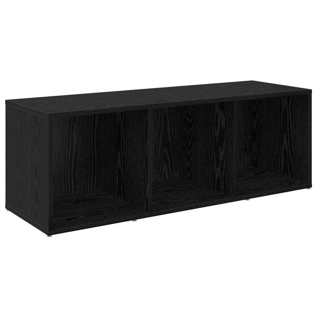 vidaXL Σετ επίπλου τηλεόρασης 2 pcs Μαύρη Δρυς 107 x 35 x 37 cm