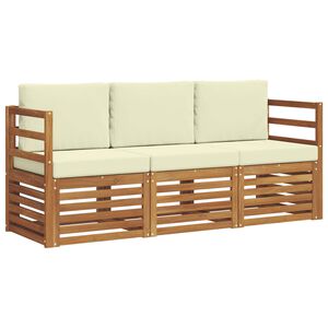 vidaXL &Sigma;&epsilon;&tau; &Kappa;&alpha;&nu;&alpha;&pi;έ 3 pcs &Phi;&upsilon;&sigma;&iota;&kappa;ό &kappa;&alpha;&iota; &Kappa;&rho;έ&mu;&alpha; &Sigma;&tau;&epsilon;&rho;&epsilon;ό &Xi;ύ&lambda;&omicron; &Alpha;&kappa;&alpha;&kappa;ί&alpha;&sigmaf;
