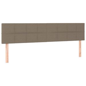 vidaXL &Kappa;&epsilon;&phi;&alpha;&lambda;ά&rho;&iota;&alpha; &Kappa;&rho;&epsilon;&beta;&alpha;&tau;&iota;&omicron;ύ 2 &tau;&epsilon;&mu;. Taupe 80 x 5 x 78/88 &epsilon;&kappa;. &Upsilon;&phi;&alpha;&sigma;&mu;ά&tau;&iota;&nu;&omicron;