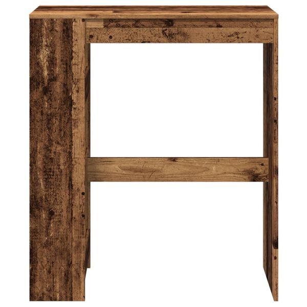 vidaXL Τραπέζι Μπαρ με Ράγες 90x40x103,5 εκ. Επεξεργ. Ξύλο