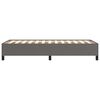vidaXL Πλαίσιο Κρεβατιού Γκρι 90x190 εκ. από Συνθετικό Δέρμα