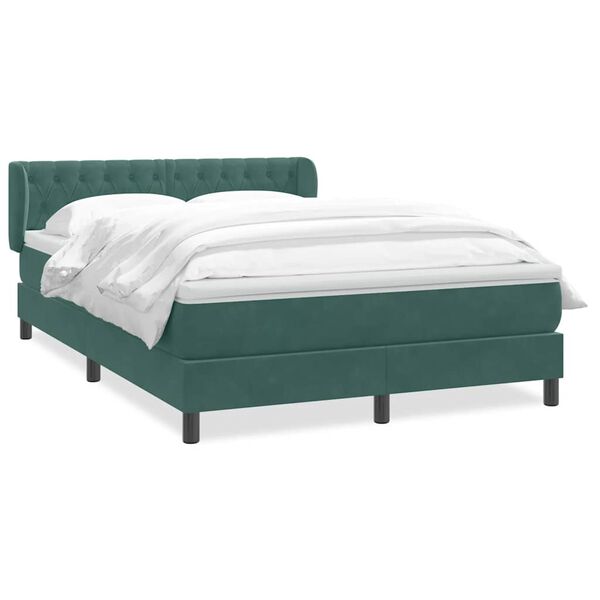 vidaXL &Kappa;&rho;&epsilon;&beta;ά&tau;&iota; Boxspring &mu;&epsilon; &Sigma;&tau;&rho;ώ&mu;&alpha; &Sigma;&kappa;&omicron;ύ&rho;&omicron; &Pi;&rho;ά&sigma;&iota;&nu;&omicron; 160x210&epsilon;&kappa;. &Beta;&epsilon;&lambda;&omicron;ύ&delta;&iota;&nu;&omicron;