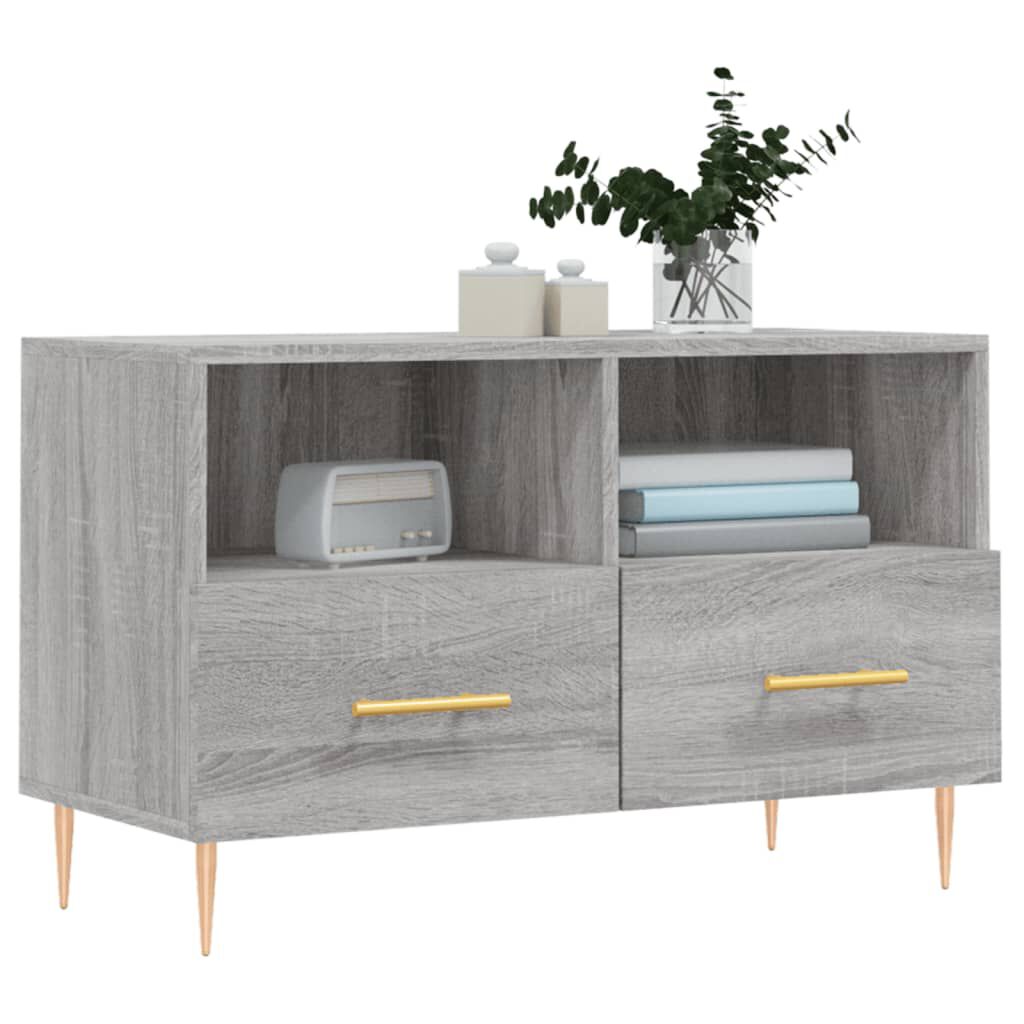 vidaXL Έπιπλο Τηλεόρασης Γκρι Sonoma 80x36x50 εκ. από Επεξεργ. Ξύλο