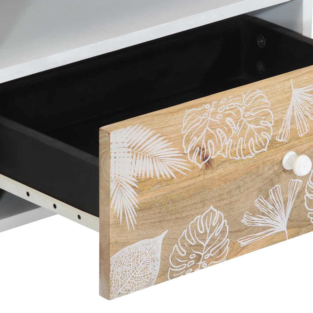 ντουλάπι τηλεόρασης vidaXL 80x33,5x46 cm μασίφ ξύλο Mango