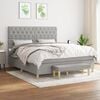 vidaXL &Kappa;&rho;&epsilon;&beta;ά&tau;&iota; Boxspring &mu;&epsilon; &Sigma;&tau;&rho;ώ&mu;&alpha; &Alpha;&nu;. &Pi;&rho;ά&sigma;&iota;&nu;&omicron; 160x200&epsilon;&kappa; &Upsilon;&phi;&alpha;&sigma;&mu;ά&tau;&iota;&nu;&omicron;
