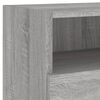 vidaXL Ντουλάπια Τοίχου Τηλ. 2 τεμ. Γκρι Sonoma 80x30x30εκ. Επεξ. Ξύλο