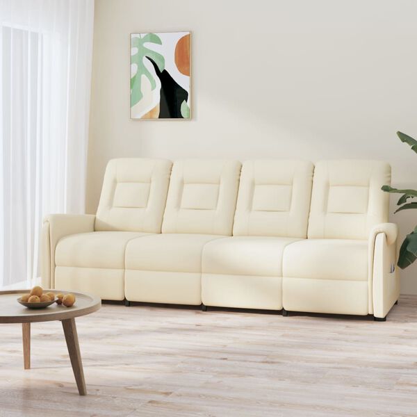 vidaXL &Pi;&omicron;&lambda;&upsilon;&theta;&rho;ό&nu;&alpha; &Mu;&alpha;&sigma;ά&zeta; &Alpha;&nu;&alpha;&kappa;&lambda;&iota;&nu;ό&mu;&epsilon;&nu;&eta; 4 &Theta;έ&sigma;&epsilon;&omega;&nu; &Kappa;&rho;&epsilon;&mu; &alpha;&pi;ό &Sigma;&upsilon;&nu;&theta;&epsilon;&tau;&iota;&kappa;ό &Delta;έ&rho;&mu;&alpha;