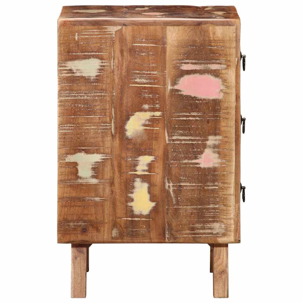 vidaXL Κομοδίνο 2 τεμάχια 37x32x50 cm Στερεό ξύλο ανακυκλωμένο