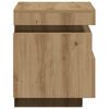 vidaXL &Kappa;&omicron;&mu;&omicron;&delta;ί&nu;&alpha; &mu;&epsilon; &phi;ώ&tau;&alpha; LED 2 &tau;&epsilon;&mu; Artisan Oak 40x39x48,5 cm
