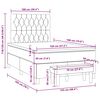 vidaXL &Kappa;&rho;&epsilon;&beta;ά&tau;&iota; Boxspring &mu;&epsilon; &Sigma;&tau;&rho;ώ&mu;&alpha; Taupe 120x190 &epsilon;&kappa;. &Upsilon;&phi;&alpha;&sigma;&mu;ά&tau;&iota;&nu;&omicron;