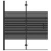 vidaXL Καμπίνα Μπανιέρας Πτυσσόμενη Μαύρη 120 x 140 εκ. από ESG