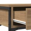 vidaXL Τραπέζι Κονσόλας με συρτάρι artisan δρυς 72.5 x 25 x 75 εκ