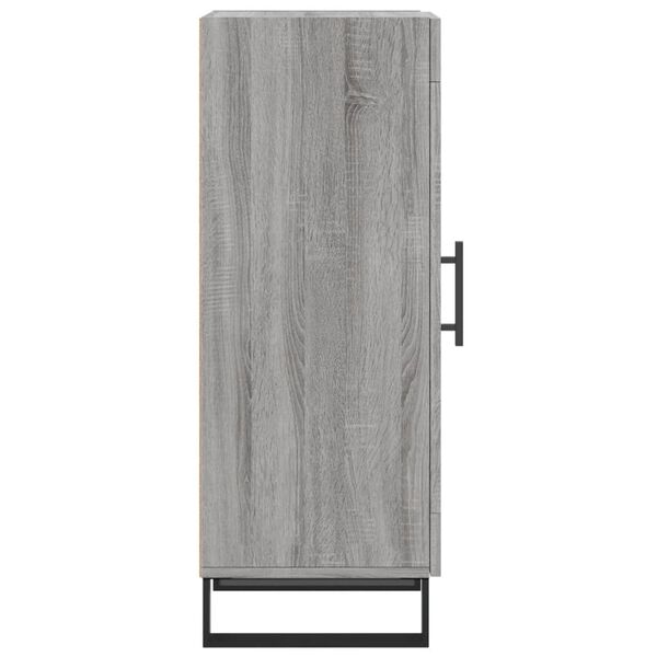 vidaXL Ντουλάπι Γκρι Sonoma 34,5x34x90 εκ. από Επεξεργασμένο Ξύλο