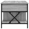 vidaXL Τραπεζάκι Σαλονιού Γκρι Sonoma 100x55x50 εκ. Επεξ. Ξύλο/Μέταλλο