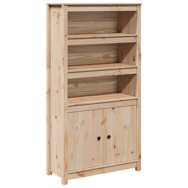 vidaXL Ντουλάπι Ψηλό 80 x 35 x 154 εκ. από Μασίφ Ξύλο Πεύκου