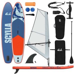 vidaXL &Phi;&omicron;&upsilon;&sigma;&kappa;&omega;&tau;ό SUP Board &mu;&epsilon; &Iota;&sigma;&tau;&iota;&omicron;&phi;&omicron;&rho;ί&alpha; SCYLLA 330 x 76 x 15 &epsilon;&kappa; &Mu;&pi;&lambda;&epsilon;