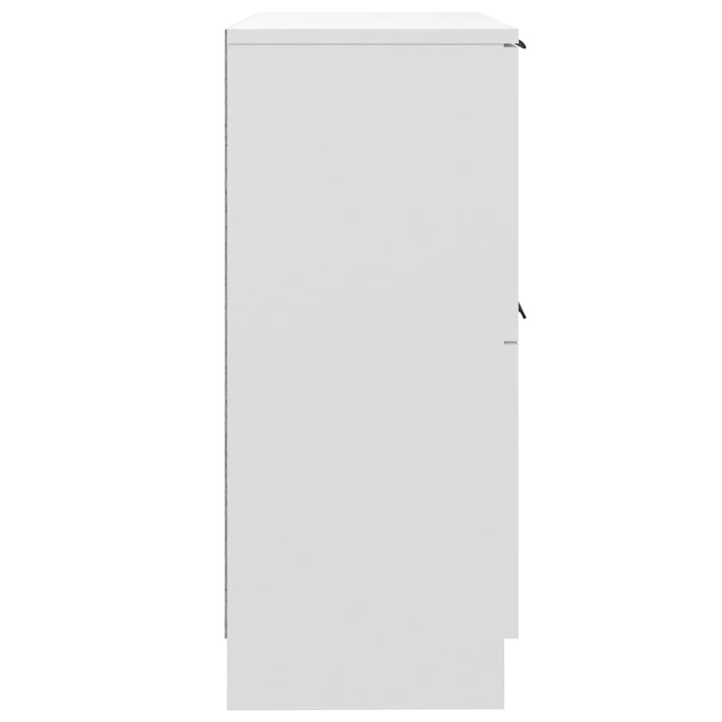 vidaXL Μπουφές Λευκά 30 x 30 x 70 εκ. από Επεξεργασμένο Ξύλο