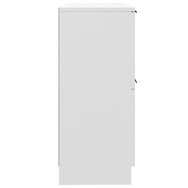 vidaXL Μπουφές Λευκά 30 x 30 x 70 εκ. από Επεξεργασμένο Ξύλο
