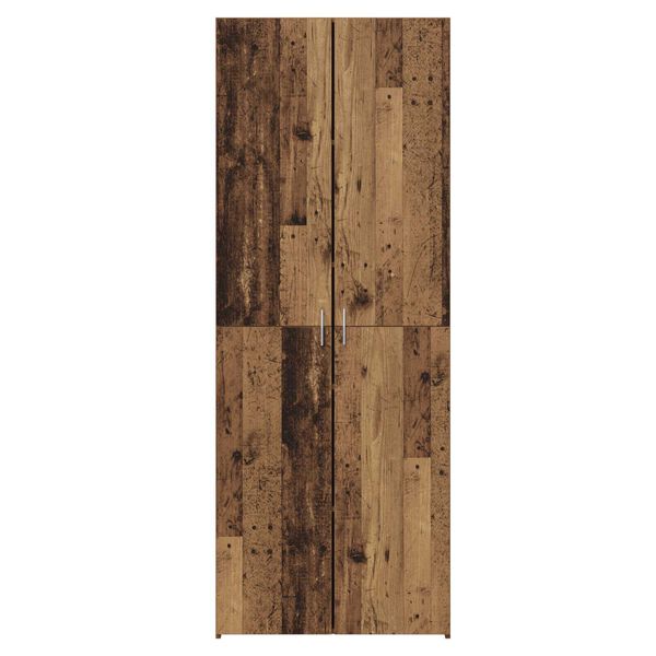 vidaXL Μπουφές Παλιό Ξύλο 70x42.5x185 εκ. Μηχανικό Ξύλο