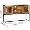 vidaXL Έπιπλο Τηλεόρασης 120 x 30 x 75 εκ. από Μασίφ Ανακυκλωμένο Ξύλο