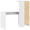 vidaXL Γραφείο 2 pcs Λευκό