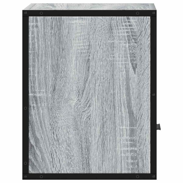 vidaXL Επίτοιχο κομοδίνο Grey Sonoma 40x31x39,5 cm