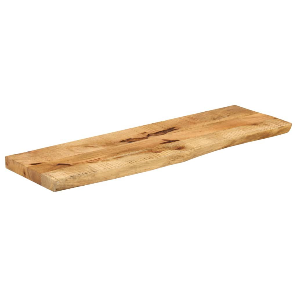 vidaXL Επιφάνεια Τραπεζιού 120x20x3,8 εκ. Live Edge Μασίφ Ξύλο Μάνγκο
