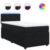 vidaXL &Kappa;&rho;&epsilon;&beta;ά&tau;&iota; Boxspring &mu;&epsilon; &Sigma;&tau;&rho;ώ&mu;&alpha; &Mu;&alpha;ύ&rho;&omicron; 90x190 &epsilon;&kappa;. &Beta;&epsilon;&lambda;&omicron;ύ&delta;&iota;&nu;&omicron;