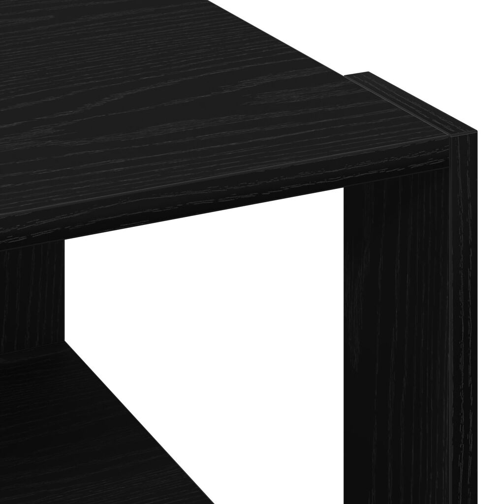 vidaXL Τραπεζάκι σαλονιού Μαύρη δρυς 85 x 55 x 31 cm