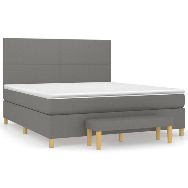 vidaXL &Kappa;&rho;&epsilon;&beta;ά&tau;&iota; Boxspring &mu;&epsilon; &Sigma;&tau;&rho;ώ&mu;&alpha; &Sigma;&kappa;&omicron;ύ&rho;&omicron; &Gamma;&kappa;&rho;&iota; 180x200 &epsilon;&kappa; &Upsilon;&phi;&alpha;&sigma;&mu;ά&tau;&iota;&nu;