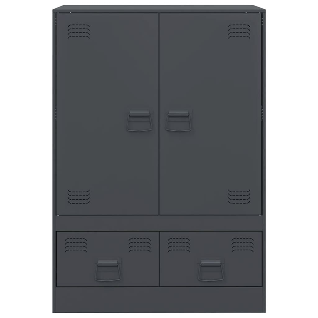 vidaXL Ντουλάπι Ανθρακί 67 x 39 x 95 εκ. από Ατσάλι