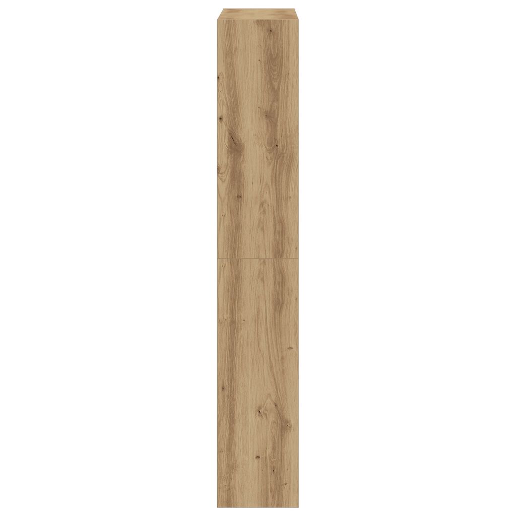 vidaXL Ντουλάπα Παπουτσιών Καρυδιά 80x21x125,5 εκ Επεξεργασμένο Ξύλο
