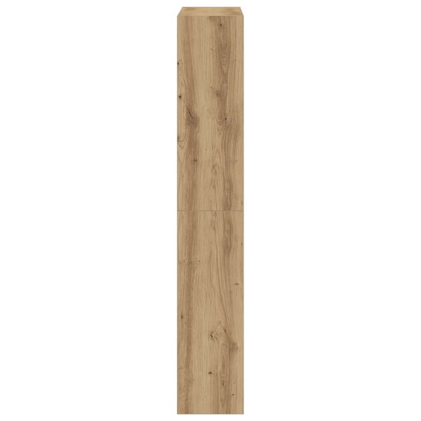 vidaXL Ντουλάπα Παπουτσιών Καρυδιά 80x21x125,5 εκ Επεξεργασμένο Ξύλο