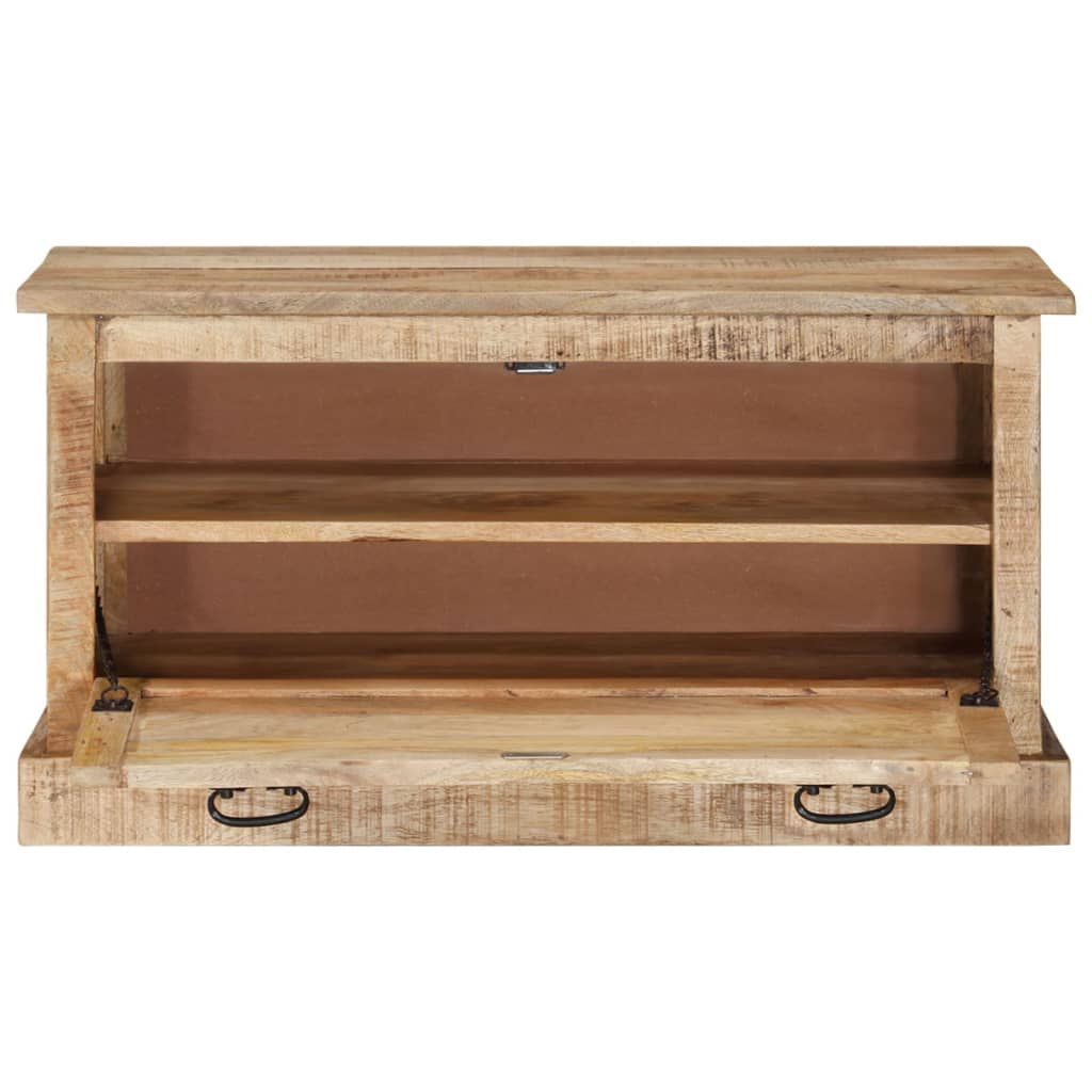vidaXL Παπουτσοθήκη 85 x 40 x 45 εκ. από Μασίφ Ξύλο Μάνγκο