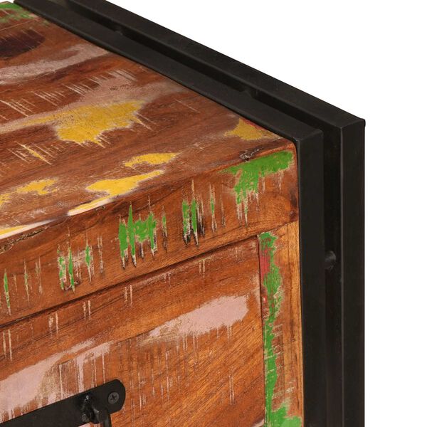 vidaXL Σετ Κονσολών 2 pcs Πολύχρωμο Στερεό ανακτημένο ξύλο και Μέταλλο